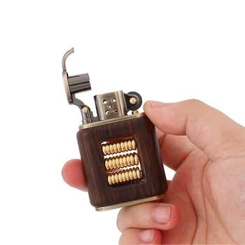 

Retro Kerosene Oil Lighter Grinding Wheel Fire Refillable Cigarette Cigar Lighters Windproof Portable Lighters Men Gadget