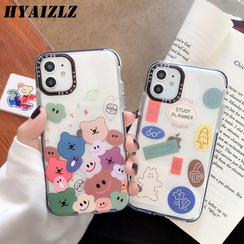 Модный двойной чехол XS XR с милым рисунком для iPhone 11 Pro MAX X 7 8 Plus полноразмерная