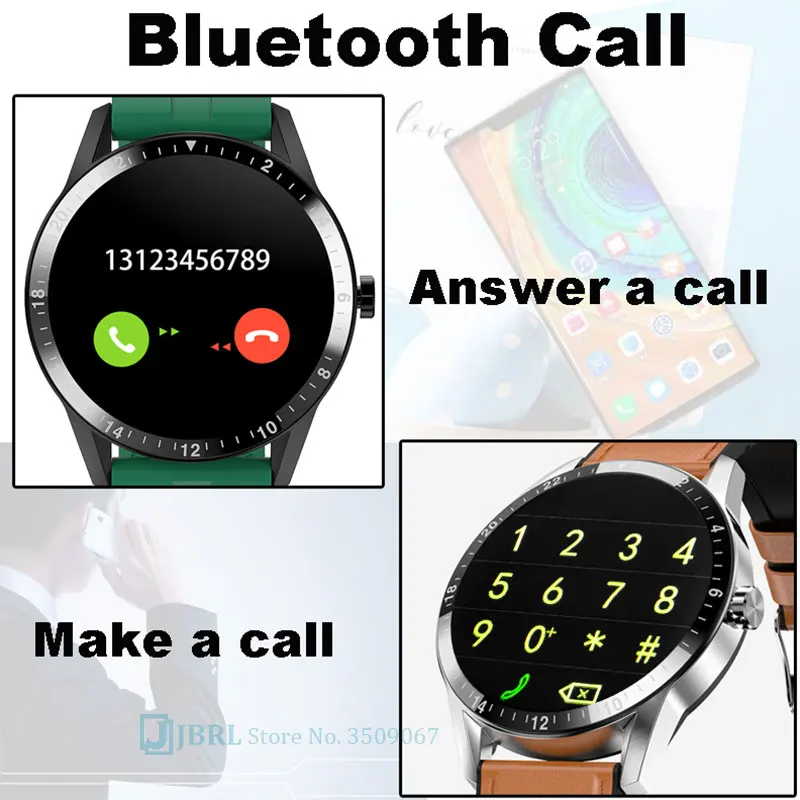 Мужские умные часы с Bluetooth отвечающие на звонки женские и мужские браслеты Hd Full