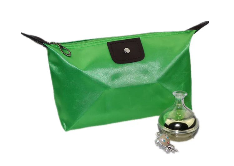 Косметичка из мерсеризованной кожи ярких цветов, женская модная Удобная дорожная водонепроницаемая сумка для хранения, сумка для макияжа, сумка для пельменей