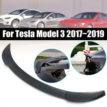

Rear Spoiler Wing Carbon Fiber Gloss Black Red Car Trunk Boot Lip Wing Spoiler for Tesla Model 3 2017-2019 Car Accessories ABS
