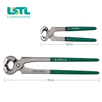 

35cm Cattle Horse Hoof Clippers Farrier Tool Kit 20cm Non-slip Grips Tower Pincers Pliers Nippers Snips Nail Puller Tool