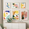 Colorful Tropical Plants Leaves Canvas