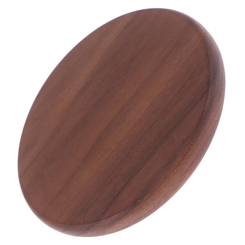 1Pc Durable Walnut Wood Coasters Place Mats Round Heat Resistant Drink Mat Table Decor Tea Coffee Cup Pad