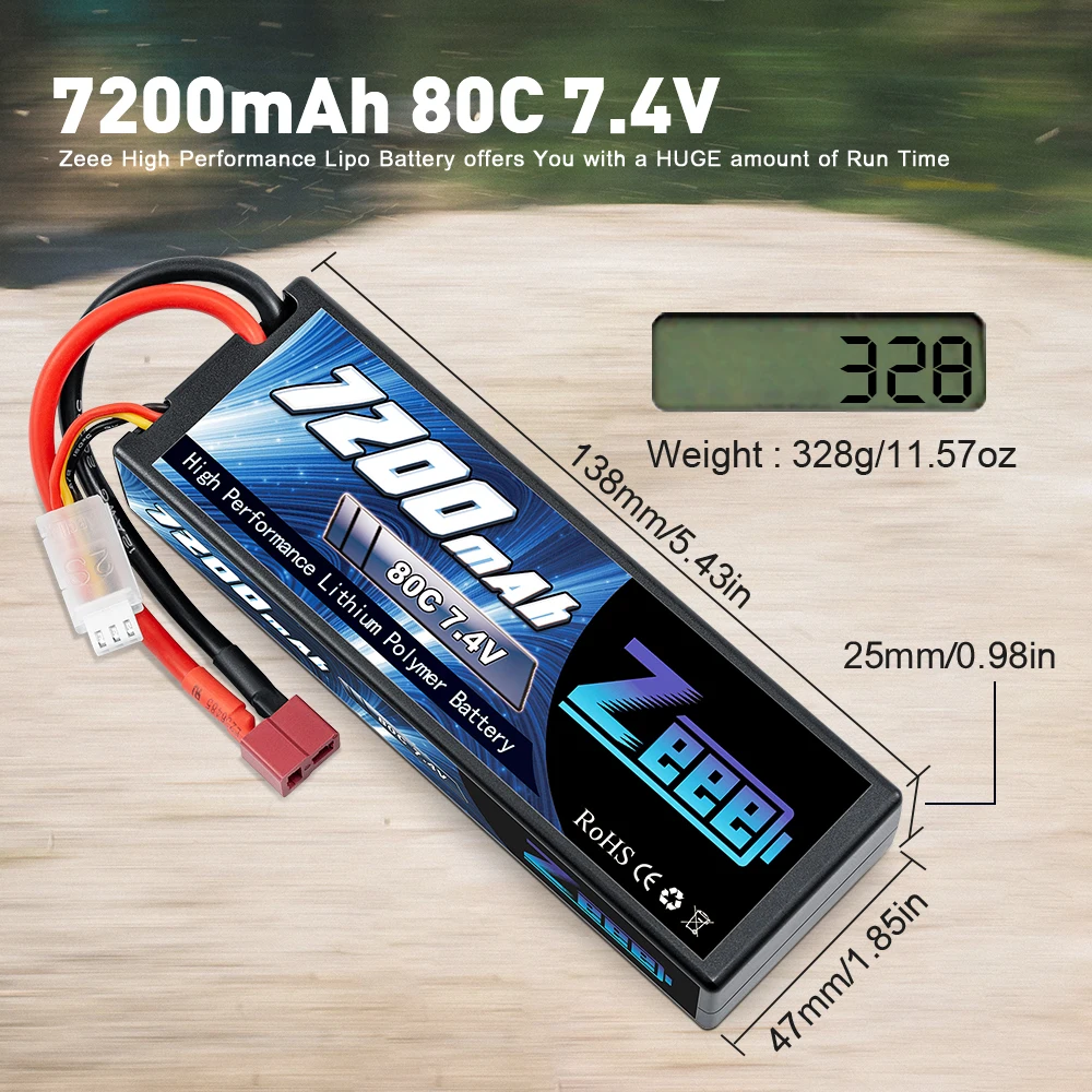 OVONIC 3s Lipo accu 2200mAh 50C 11.1v met Deans-stekker voor RC auto boot truck vliegtuig helikopter multi-motor hobby DIY onderdelen (2 stuks