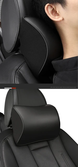 Luxus Leder Auto Hals Kissen Speicher Kopfstütze Lenden Kissen Unterstützt  Für Audi A4 A6 Q5 Q7 Halswirbelsäule Schutz Auto Zubehör Von 20,8 €