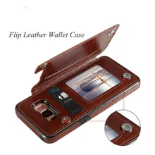 Кожаный чехол-книжка для samsung Note 10 Pro Note 8 9, чехол-держатель для карт samsung Galaxy S7 S7 Edge S8 S9 S10 Plus S10E