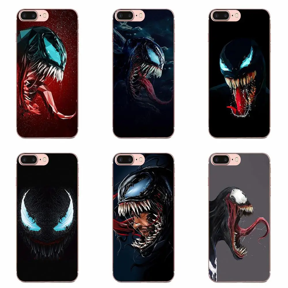 Marvel Comic Book Artwork Venom TPU Art Print For Xiaomi Redmi Note 2 3 3S 4 4A 4X 5 5A 6 6A Pro Plus | Мобильные телефоны и
