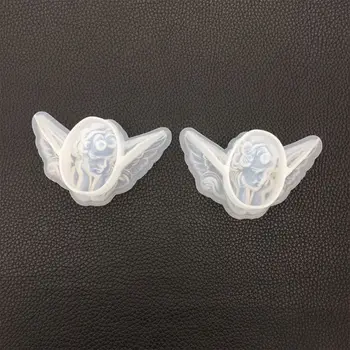

UV Crystal Epoxy Mold Angel Fish Shape DIY Handmade High Mirror Surface Silicone Pendant Molds U90E