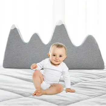 

Cotton Baby Crib Bumpers Breathable Cradle Bedding Bumper Washable Padded Crib Liner Set For Baby Girls Safe Bumper Guards