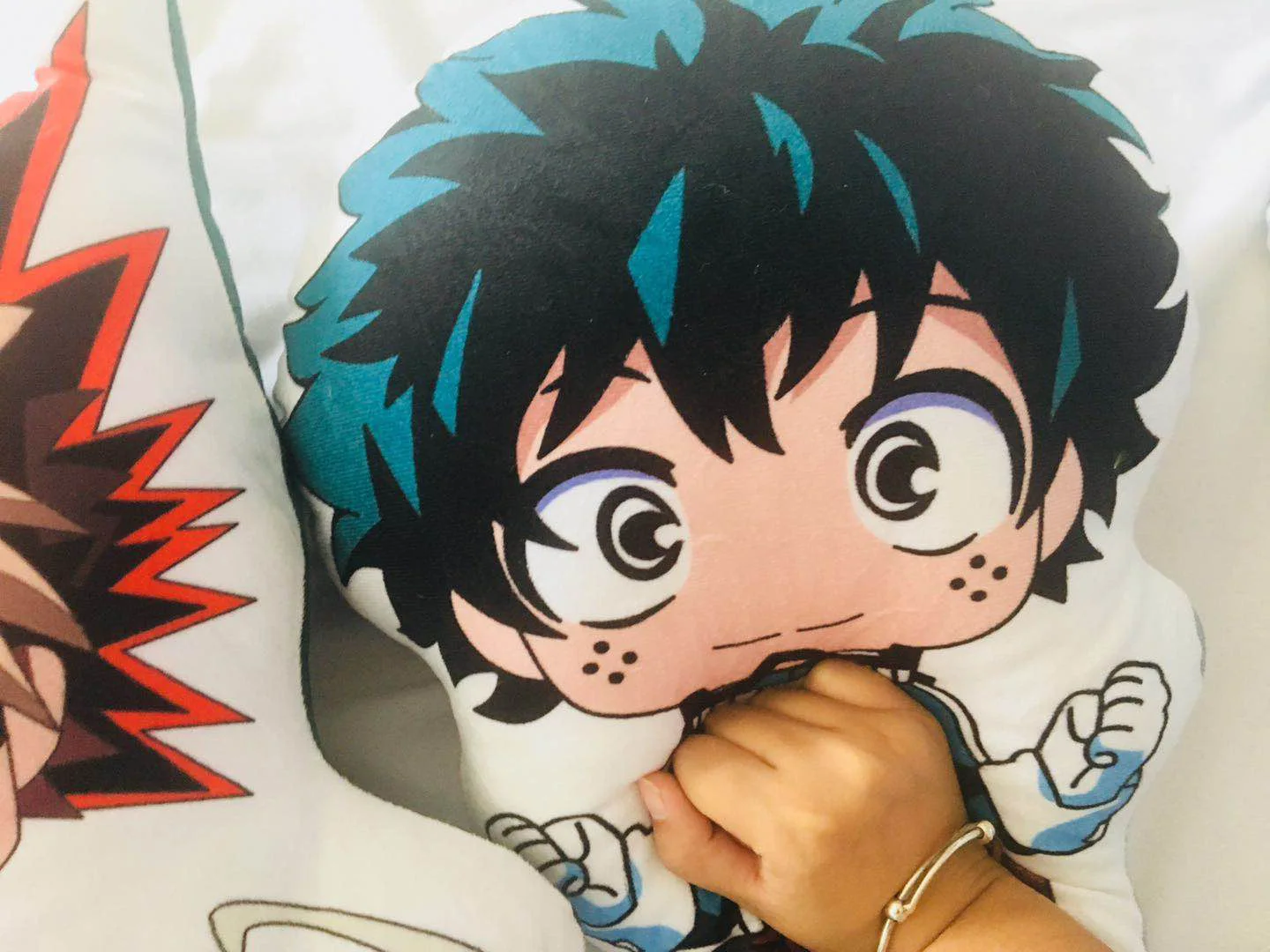 Большая плюшевая игрушка в стиле аниме «Мой герой» Bakugou Katsuki Todoroki Shoto Midoriya Izuku, мягкая кукла, подушка для детей, подарки