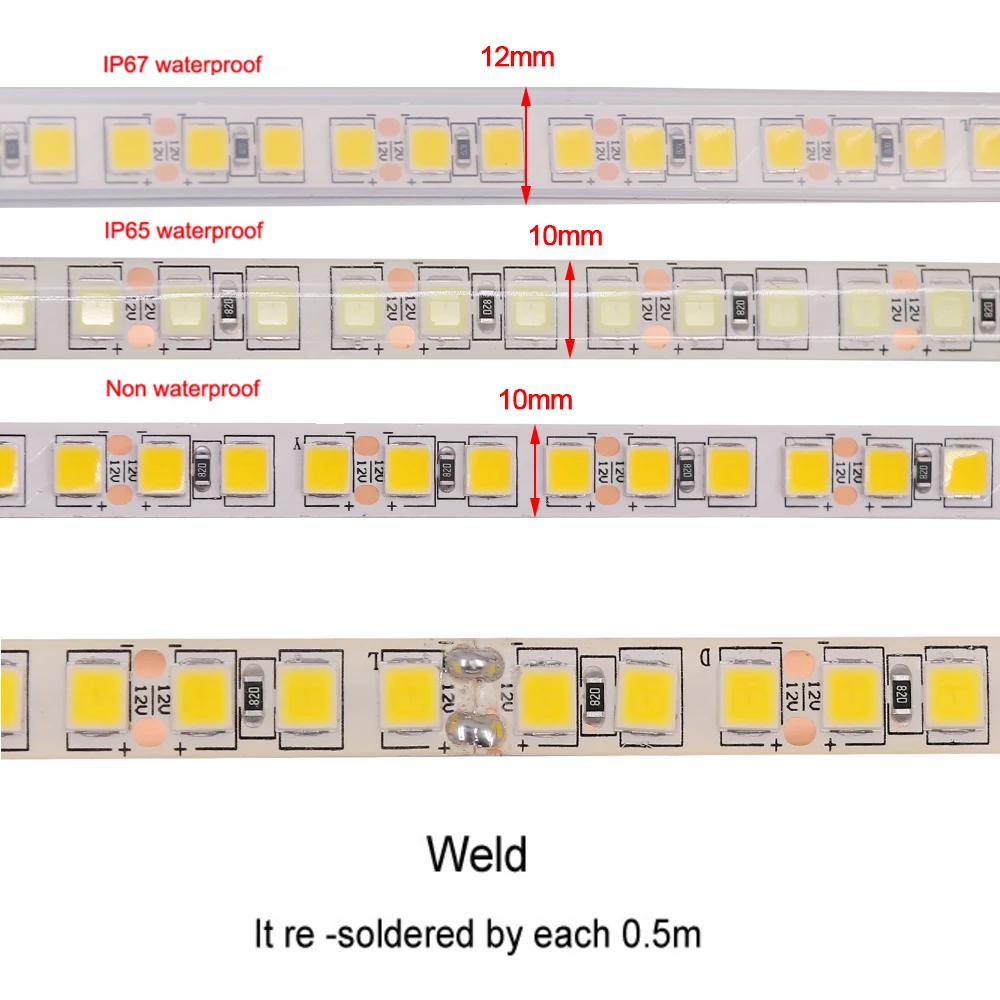 5M AC/DC 12V 24V SMD 5054 5050 Светодиодные ленты 300 светодиодный s 600 светодиодный s Водонепроницаемый светодиодный ленточный гибкий светодиодный светильник полосы Диодная лента декоративная светильник