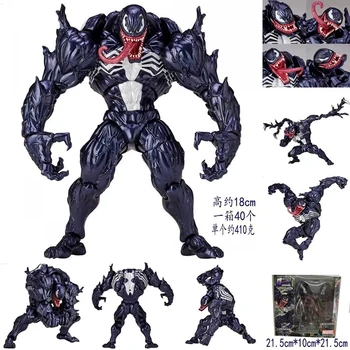 

18cm Anime figure The Amazing Spider-Man Yamaguchi venom Figure Model Display Toy Collection Gift With box
