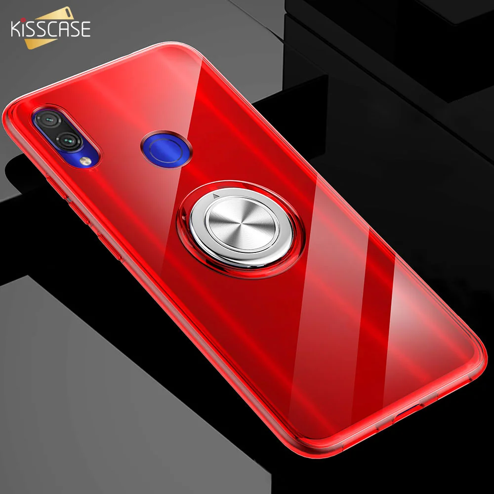 KISSCASE кольцо с кристаллом в виде бриллианта Прозрачный чехол для iPhone 11 Pro XS MAX XR