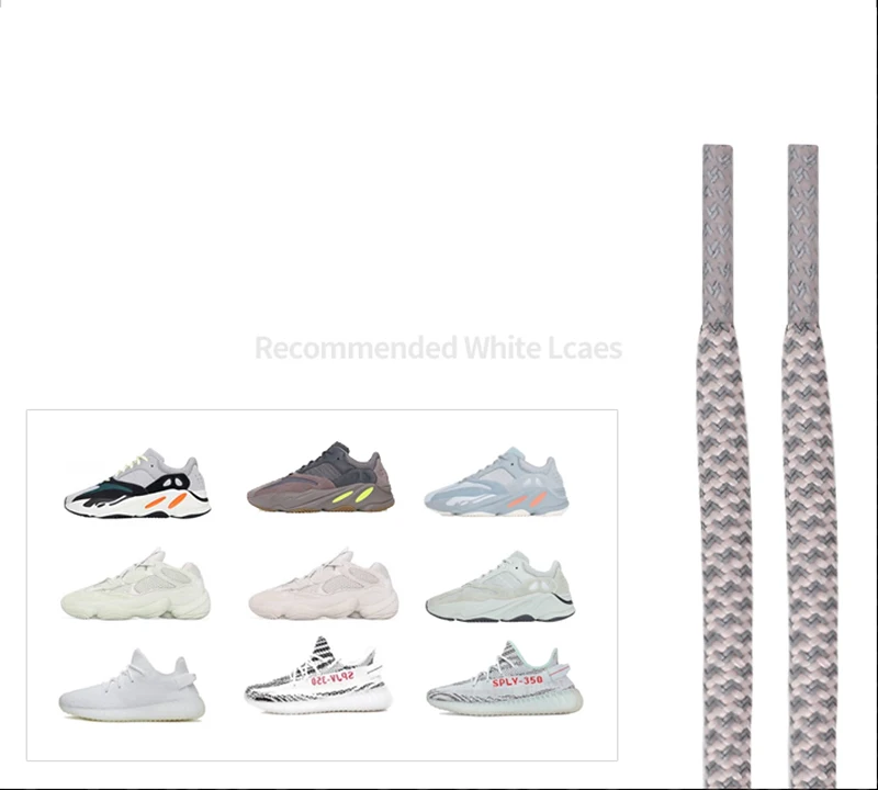 Отражающий 3M шнурки спортивные ночные прогулки для бега шнурки Регулируемый для занятий Баскетболом шнурки Светящиеся Гипсофила