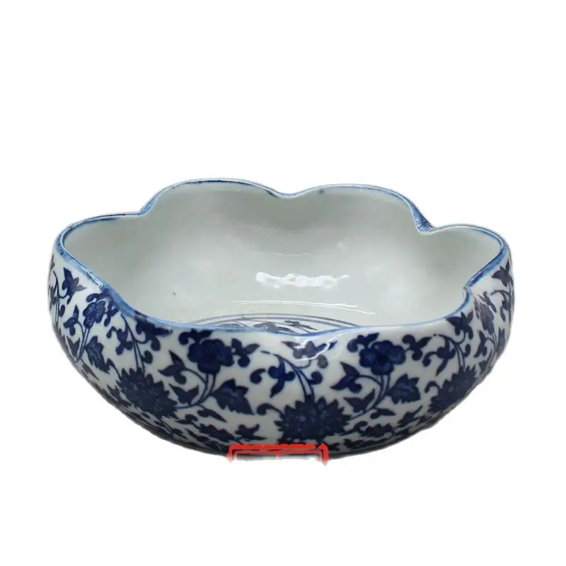 

Chinese Old Porcelain Blue And White Porcelain Brush Wash