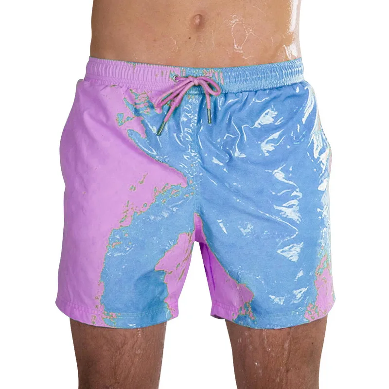 Men’s Color-Changing Swimming Shorts with Quick Dry Technology - Maxxotech