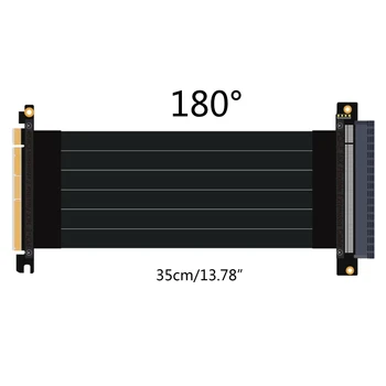 

Gen3.0 PCI E 3.0 16X Graphics Card vertical kickstand Flexible Extension Cable N84A