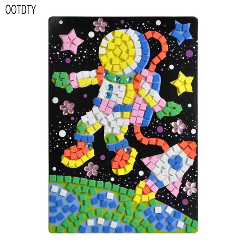 OOTDTY для детей DIY 3D мозаичная наклейка обучающая игрушка художественный липкий набор ручной работы