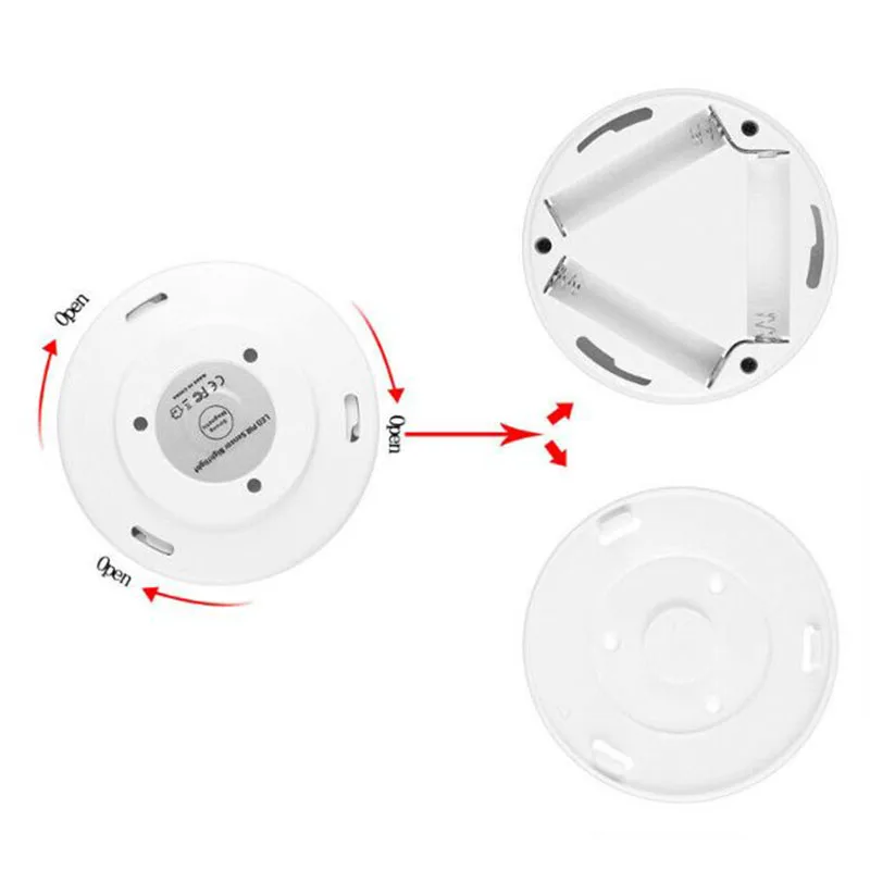 

Night Light Stair Lamp 6 LED Wireless PIR Auto Motion Sensor Infrared 30lm 0.3 W