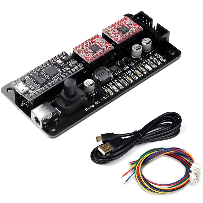 

Eleksmana Se Xy 2 Axis Stepper Motor Driver Controller Board Control Panel For Diy Engraver