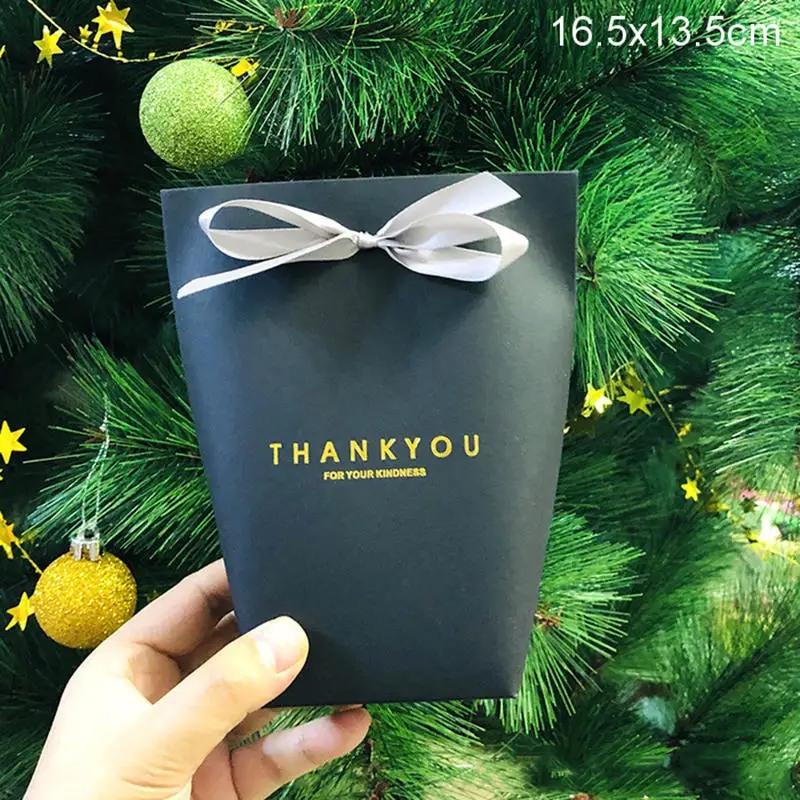 Посылка коробки с лентами Детские дизайны цветы шоколадные вечерние черные