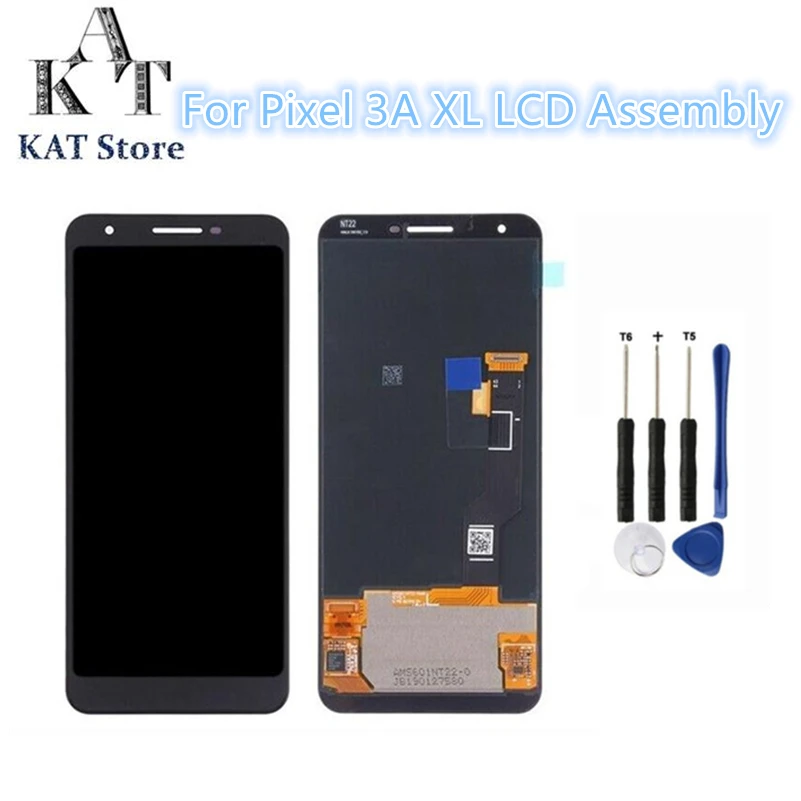 KAT 6," ЖК-дисплей сенсорный экран для Google Pixel 3A XL ЖК-сенсорный блок лучшее послепродажное обслуживание