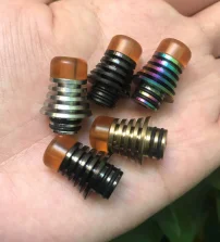 BSKR Berserker V1.5 V2 короткий капельный наконечник 510 810 для Rta бака электронная сигарета