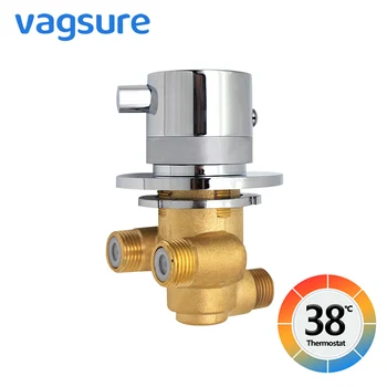 1 Way Output Thermostatic Brass Shower Faucets 1