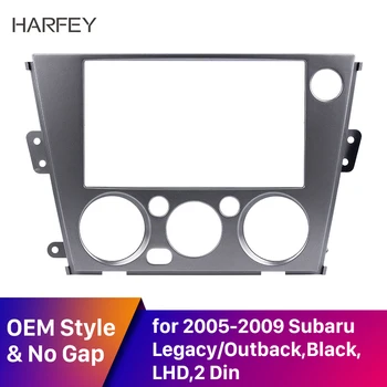 

Harfey Car Radio Frame for 2005 2006 2007 2008 2009 Subaru Legacy Outback Left Hand Car Dash Mount Kit CD Plate Stereo Fitting