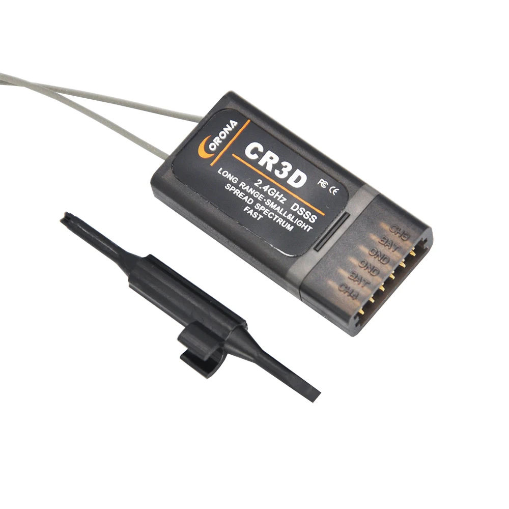 Ricevitore Corona CR3D/CR4D/CR6D/CR8D 2.4G 3CH 4CH 6CH 8CH compatibile con Drone aereo CT8F/CT8J /CT8Z/CT3F/ V2 DSSS RC - Image 2