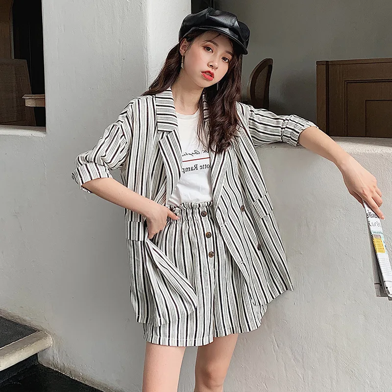 

2020 Summer New Style Korean-style Very Fairy of Small Suit WOMEN'S Suit by Age Western Style Online Celebrity France Non-mainst