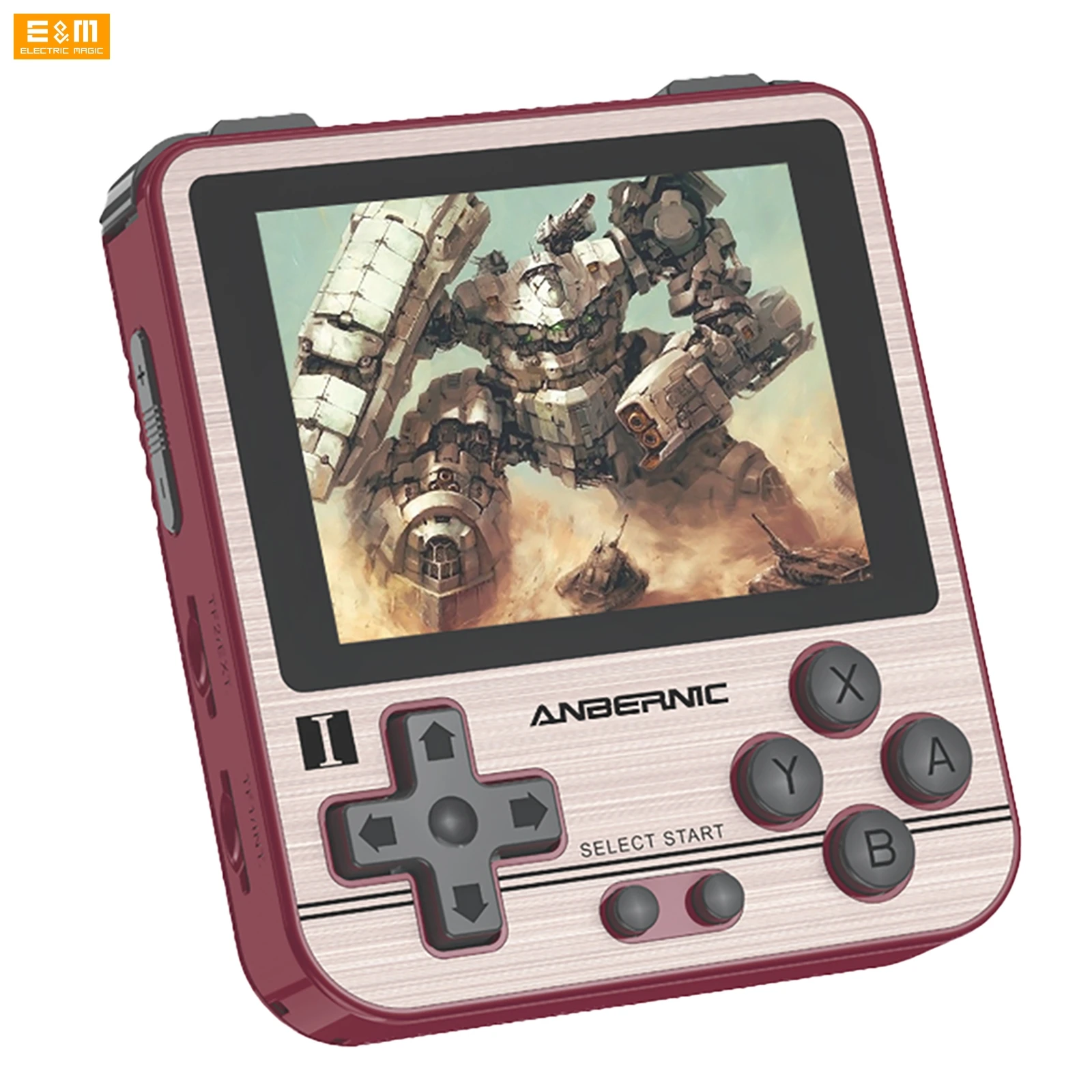 

RG280V Mini Arcade Games Console Palm Game Machine IPS Full View Screen Portable Retro Nostalgia Hand Held Game 2100mA Battery