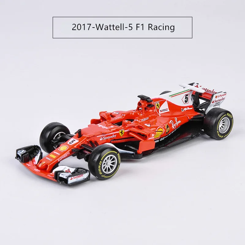 Bburago 1:43 Ferrari F1 12 стиль имитация сплава супер игрушка модель автомобиля для с рулевым колесом управления переднего колеса рулевого управления - Цвет: 2017-Ferrari-5