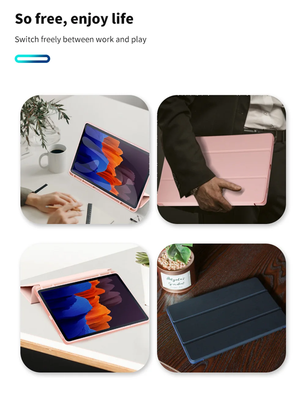 Estojo p tablets e e-books