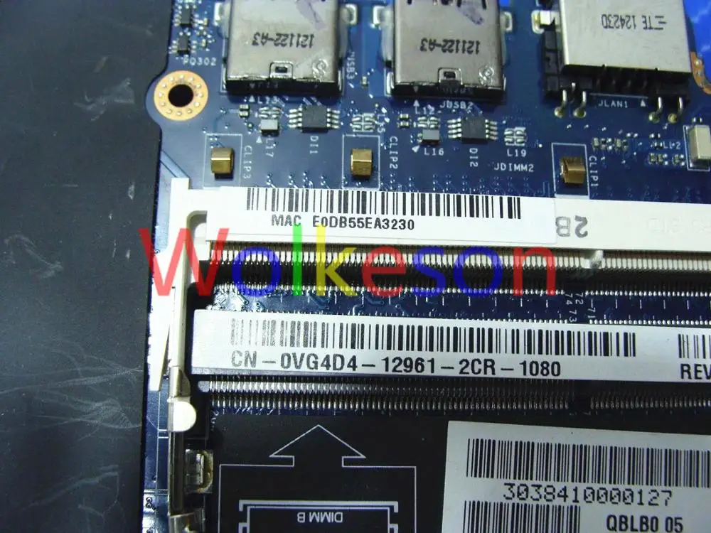 SHELI для DELL Alienware M14X R2 Материнская плата ноутбука с GT650M 1 ГБ GPU DDR3 CN-0VG4D4 0VG4D4 VG4D4 QBLB0 LA-8381P тест ОК