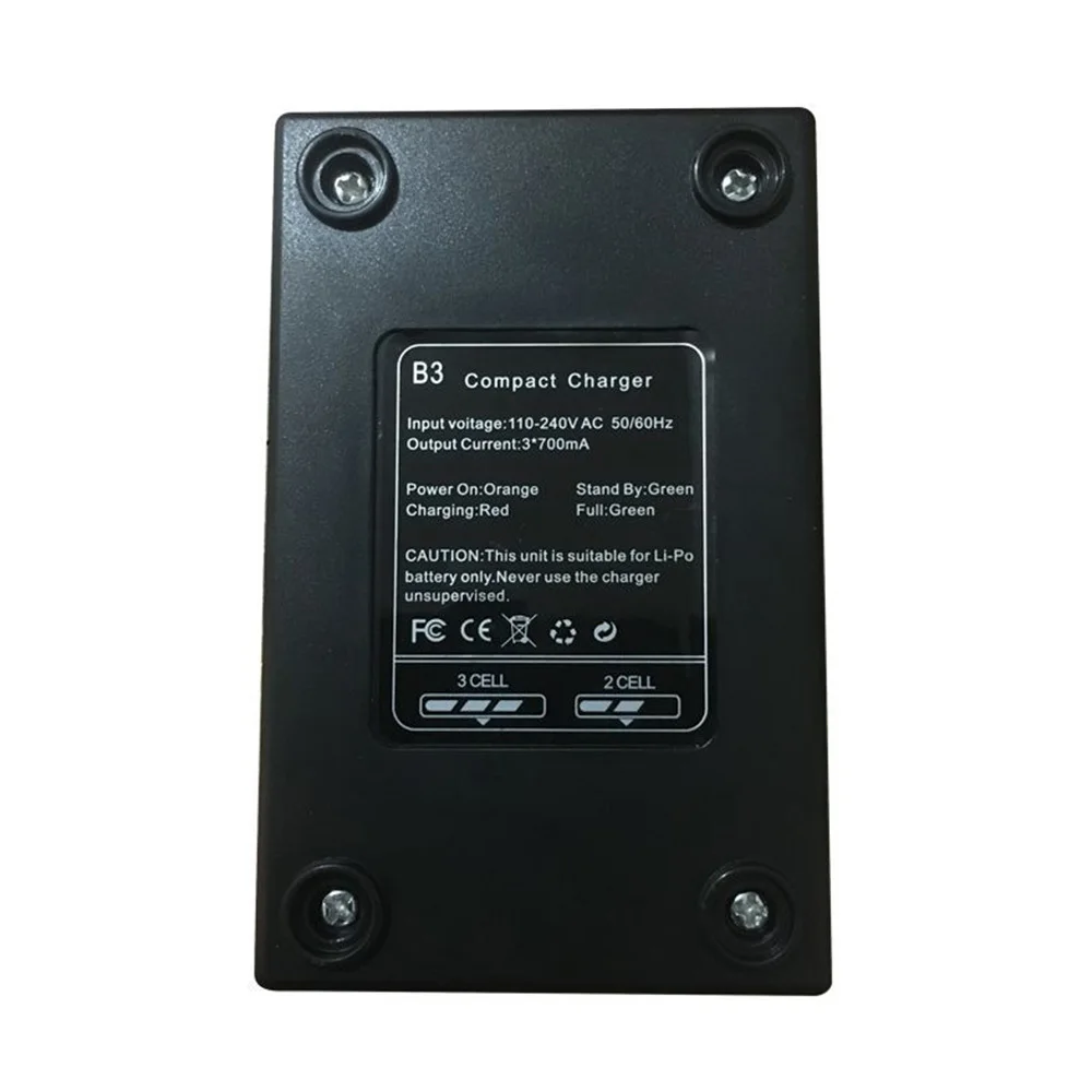 Новое простое зарядное устройство B3, компактное зарядное устройство для 2S 3S 7,4 В 11,1 В, литиевая батарея LiPo, адаптер питания 95x55x35 мм