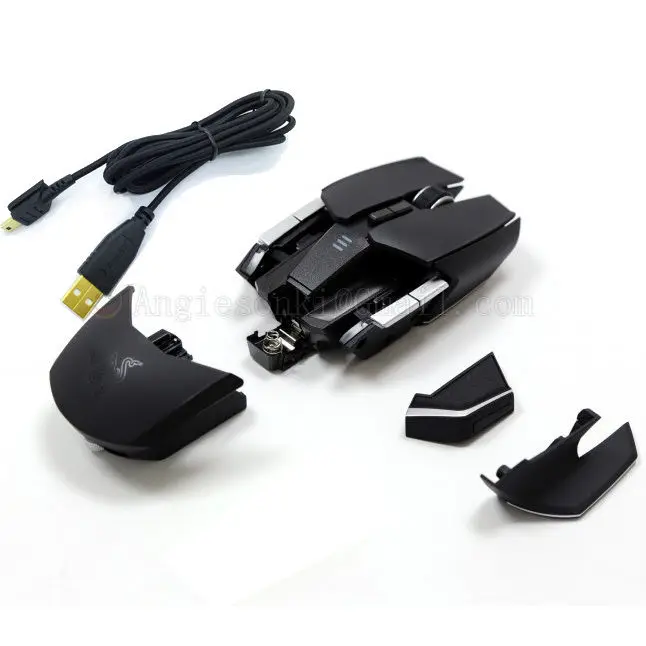 Новая задняя крышка мыши/оболочка/крыша/usb кабель/колесо мыши для Ra zer Ouroboros RC30-007701