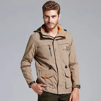 

New Style MEN'S Outdoor Jacket Spring And Autumn Multi-functional Warm Mountain Climbing Ski Suit Armed Casual Jacket