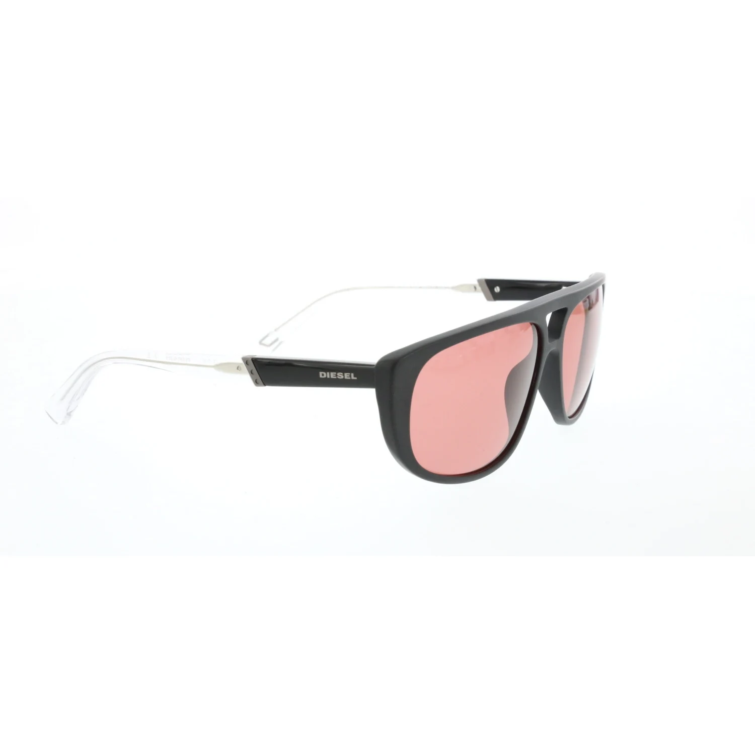 

Unisex sunglasses dl 0300 02s bone black organic rectangle rectangular 59-14-140 diesel