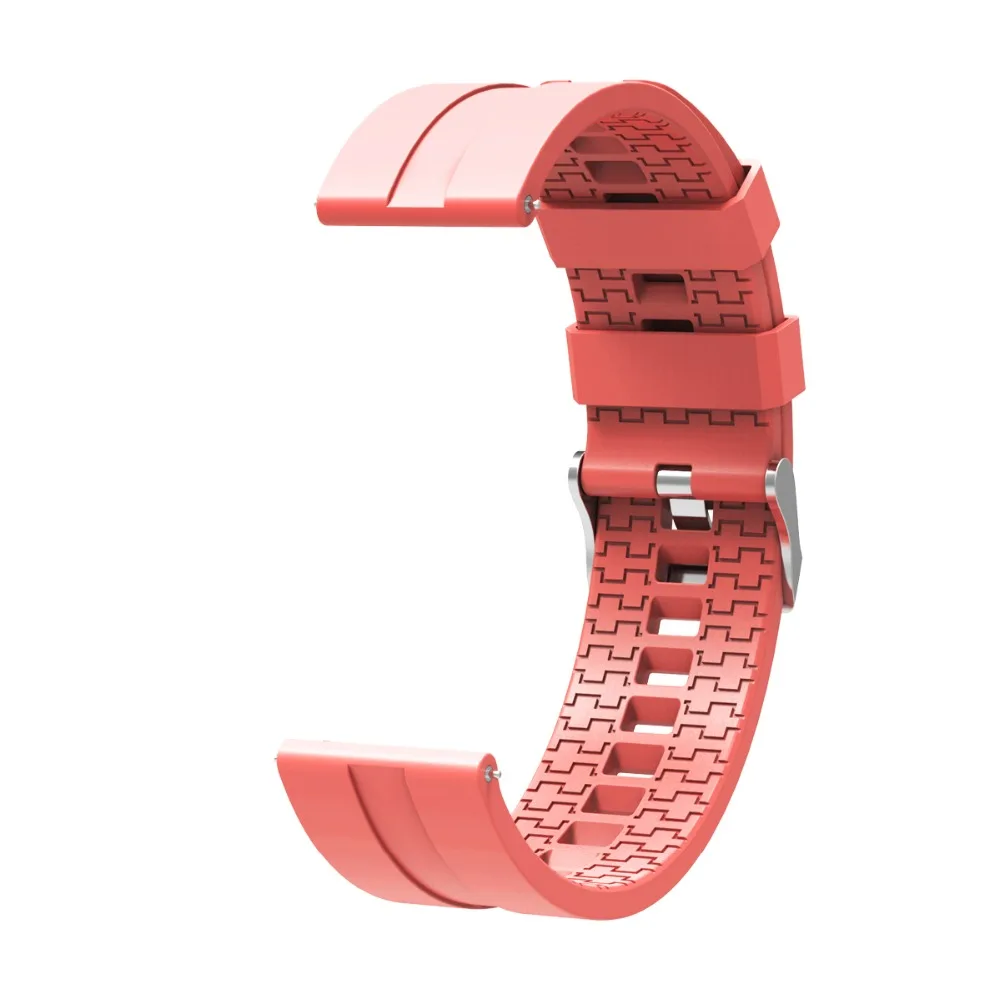 22 мм замена мягкий силиконовый ремешок для часов Xiaomi Huami Amazfit Stratos 3/huawei часы GT2 Браслет Смарт-часы для занятий спортом