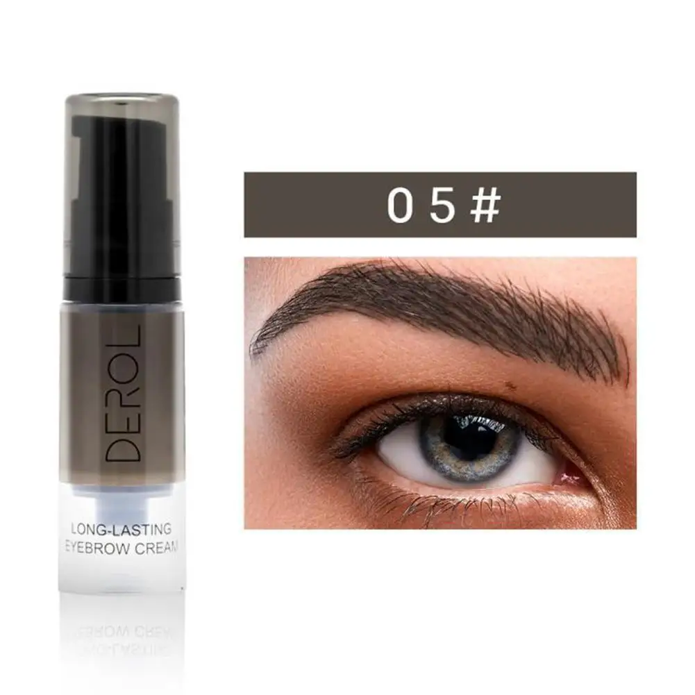 05 MeterMall 6ml Quick-drying Eyebrow Enhancer Dye Eyebrow Gel Tint Gel Tattoo Makeup Waterproof Eyebrow Cream Dye Color Natural - Цвет: 05