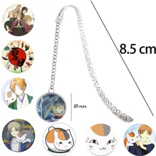 Natsume Yuujinchou металлическая Закладка с подвеской для ноутбука японская Манга Аниме фильм Нацумэ книга друзей плакат фигура