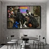 The World is Yours and Masked People Artworks Printed on Canvas 1