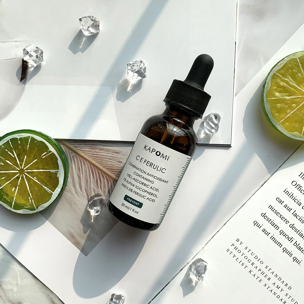 Ce Ferulic Vitamin C Liquid Serum Antiaging Whitening Vc Essence Oil Topical Facial Serum With