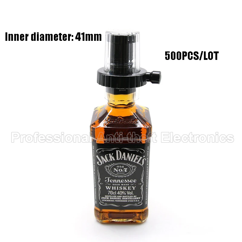 EAS RF 8.2MHZ Bottle Wine Security Tag transparent Bottle Wine Cap 500pcs