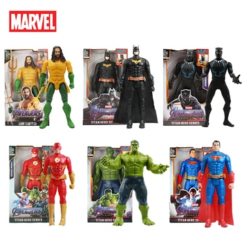 

12''/30cm Marvel Avengers Toys Venom Batman Flash Superman Spiderman Thanos Hulk Iron Man Thor Action Figure Model For Kid Gifts