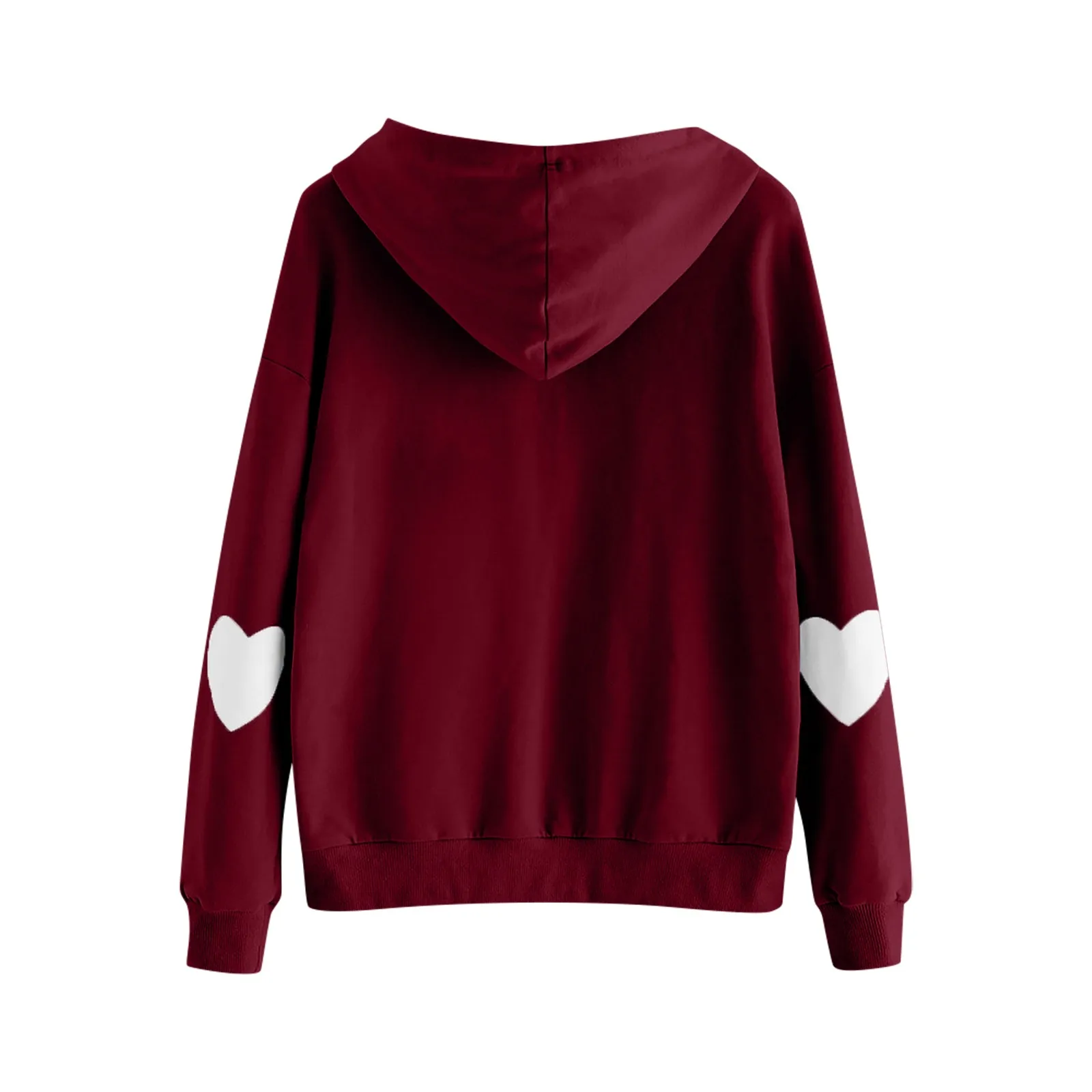 Autumn Winter Hoodies Women Long Sleeve Heart Printed Hoodie Sweatshirt Jumper Hooded Harajuku Pullover Loose Tops de mujer 1