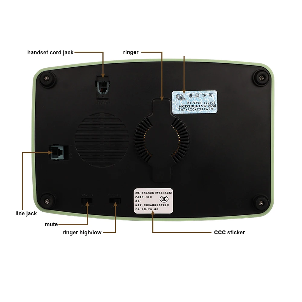 TelPal Retro Telephone Green 6