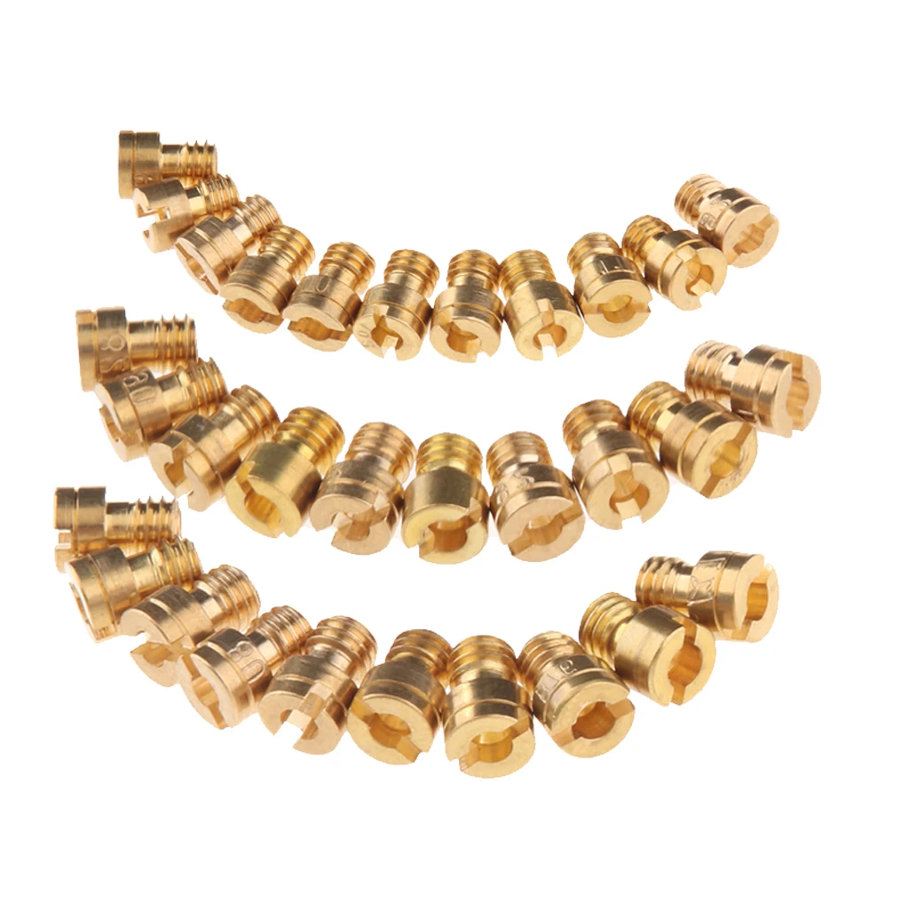 Main Round Fuel Jet 72 74 75 76 78 80 82 85 87 88 For Keihin CVK Carb